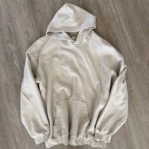 American Apparel beige pullover hoodie XL
